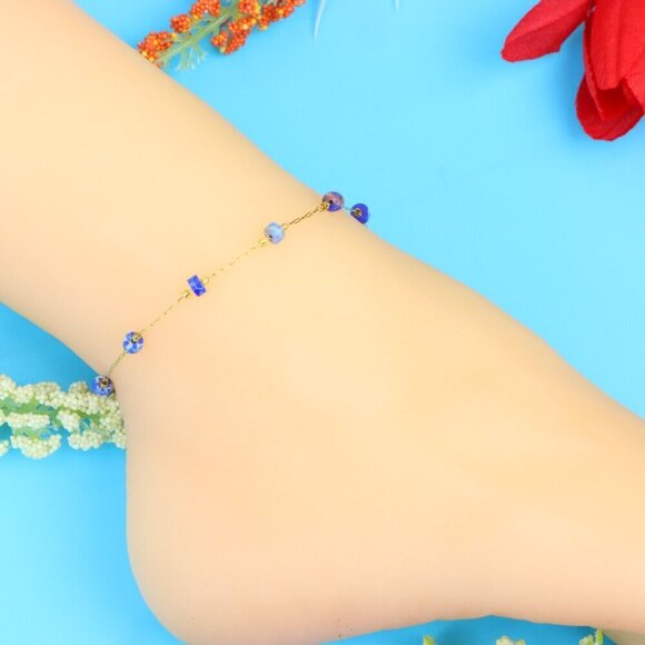 Elegant Handmade Anklet – Perfect for Women & Girls | Ideal Gift Option, DYC1583 - Picture 3 of 11